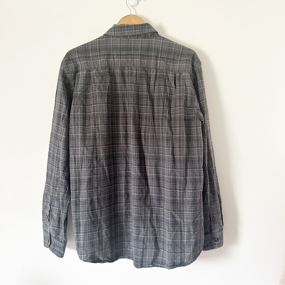 Carhartt Men's Relaxed Fit Casual Button Down Shirt Gray Plaid L - Picture 6 of 6